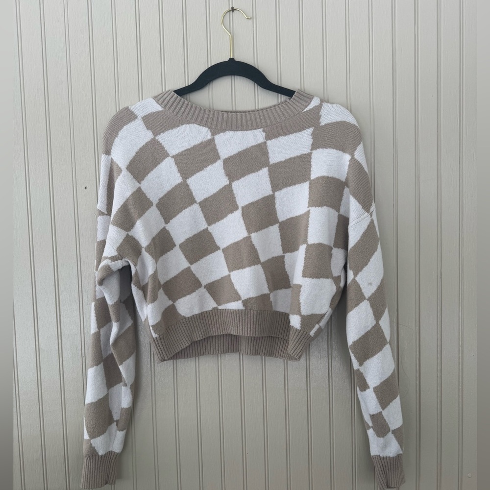 Hollister Checkered Sweater